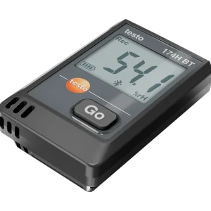 testo 174H BT, Mini data logger testo 174 H BT for temperature and humidity with app connection, 2 channel