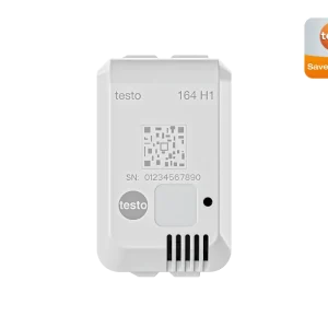 testo 164 H1, Easy-to-use mini online logger for monitoring temperature and air humidity with integrated sensor.