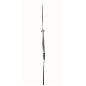 Robust Pt100 stainless steel food probe (IP65)