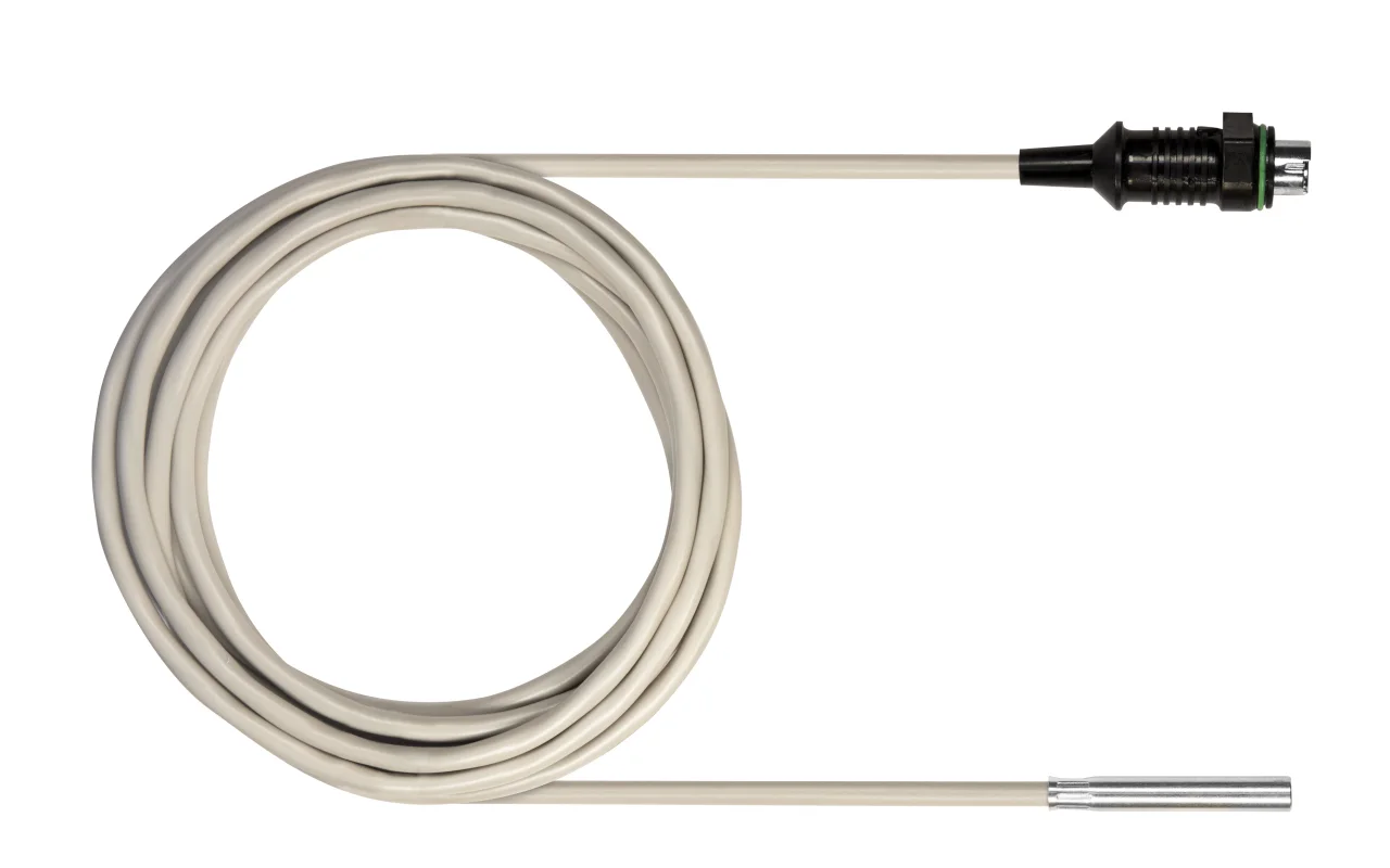 Stationary probe with aluminium sleeve, IP 65