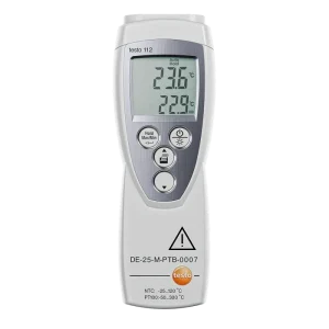 testo 112 highly accurate temperature measuring instrument - with PTB approval