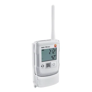 testo 150 DIN2, Data logger module with display and 2 connections for temperature sensors with miniDIN connector. Incl. wall bracket, batteries and calibration protocol.