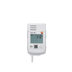 testo 150 T1, Data logger module with display and 1 internal NTC temperature sensor. Incl. wall bracket, batteries and calibration protocol.