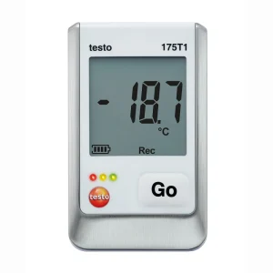 testo 175 T1, 1-channel temperature logger with internal sensor (NTC) incl. wall holder, lock, batteries and calibration protocol