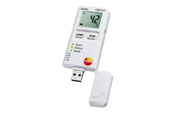 testo 184 H1, USB data logger for temperature and humidity, unlimited ...
