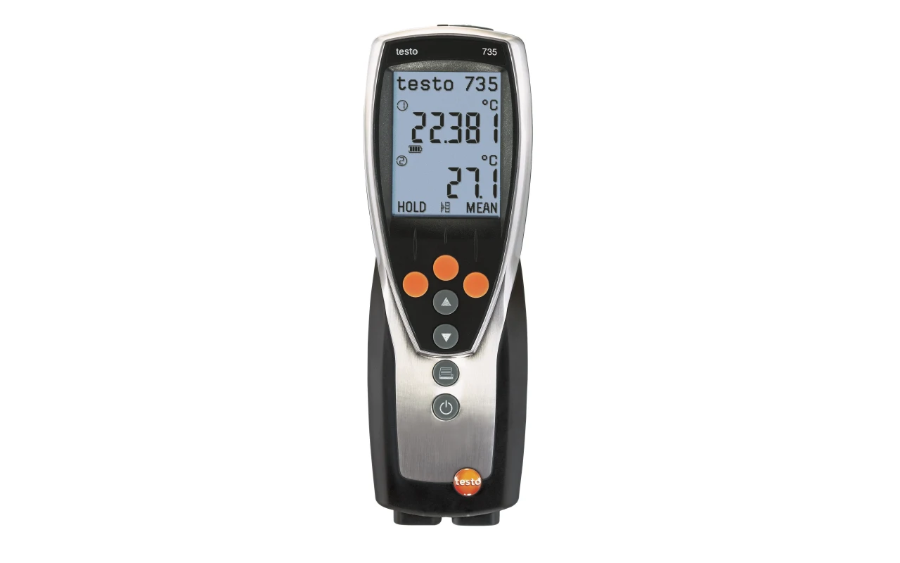 testo 735-1 - Temperature measuring instrument (3-channel)