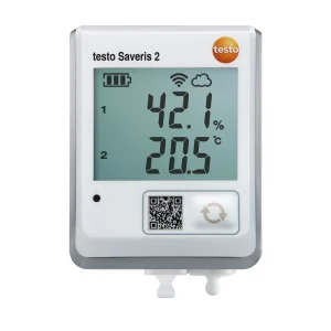 testo Saveris 2-H2; WiFi data logger (wireless LAN) with display for measuring temperature and relative humidity