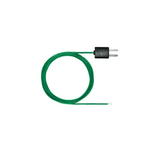 Thermocouple with TC plug, flexible, length 1500 mm, PTFE