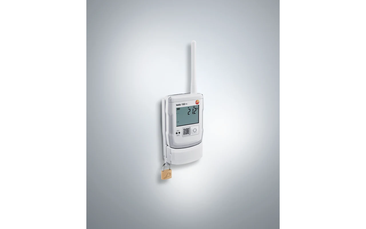 testo 150 T1, Data logger module with display and 1 internal NTC temperature sensor. Incl. wall bracket, batteries and calibration protocol. - Image 6