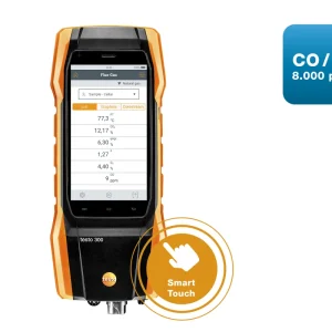 Testo 300 Flue Gas Analyzer, O2, CO & H2 Sensor