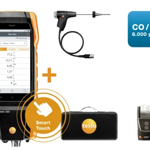 Testo 300 Flue Gas Analyzer, O2, CO, H2, NO Sensors, Longlife