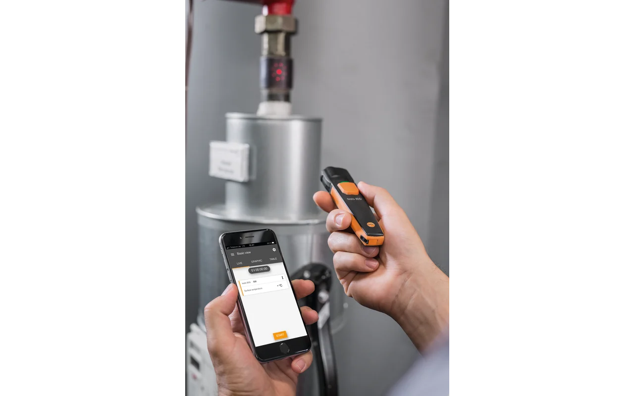 testo 805i - infrared thermometer with smartphone operation - Image 7