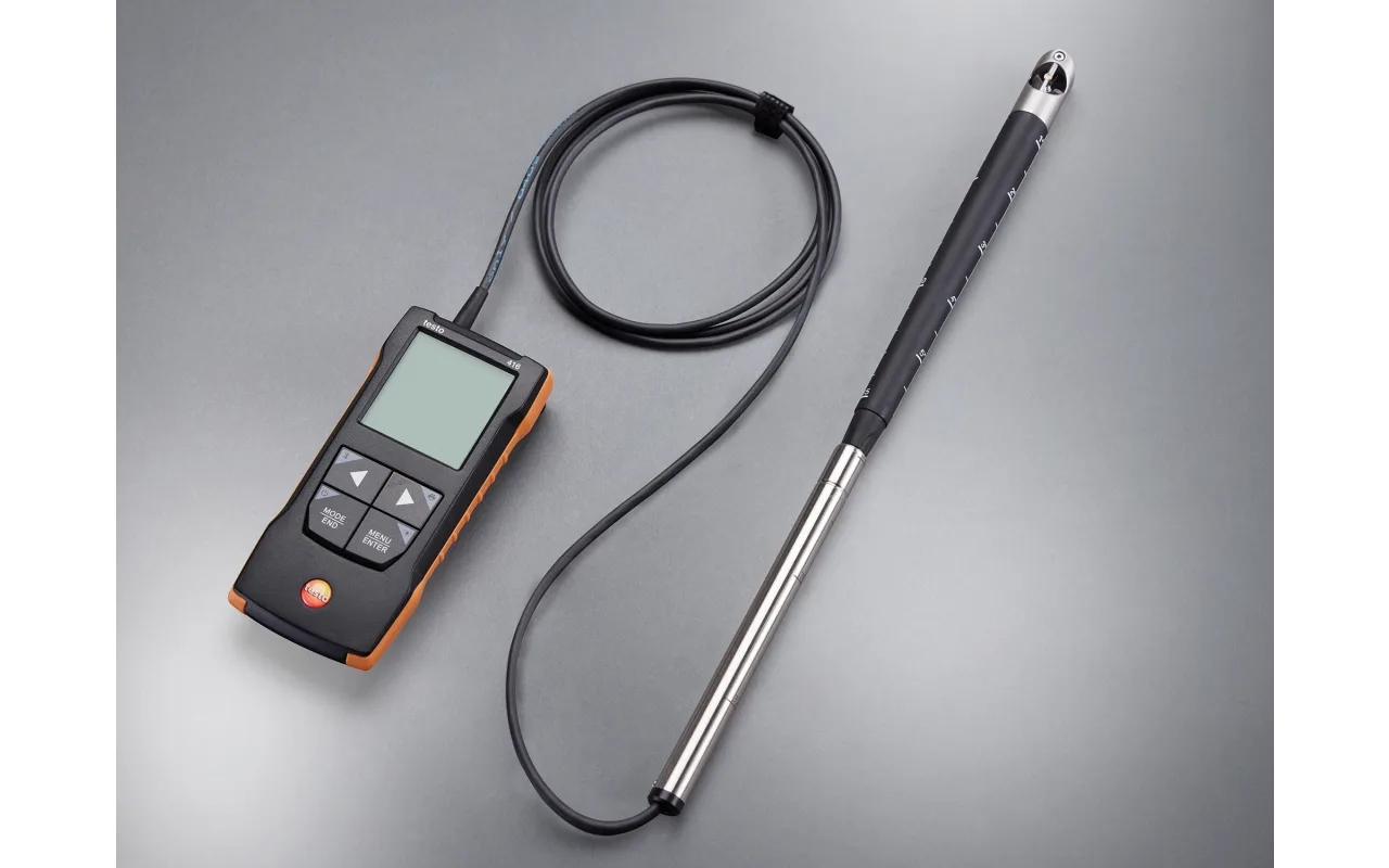 testo 416 - Digital 16 mm vane anemometer with App connection - Image 4