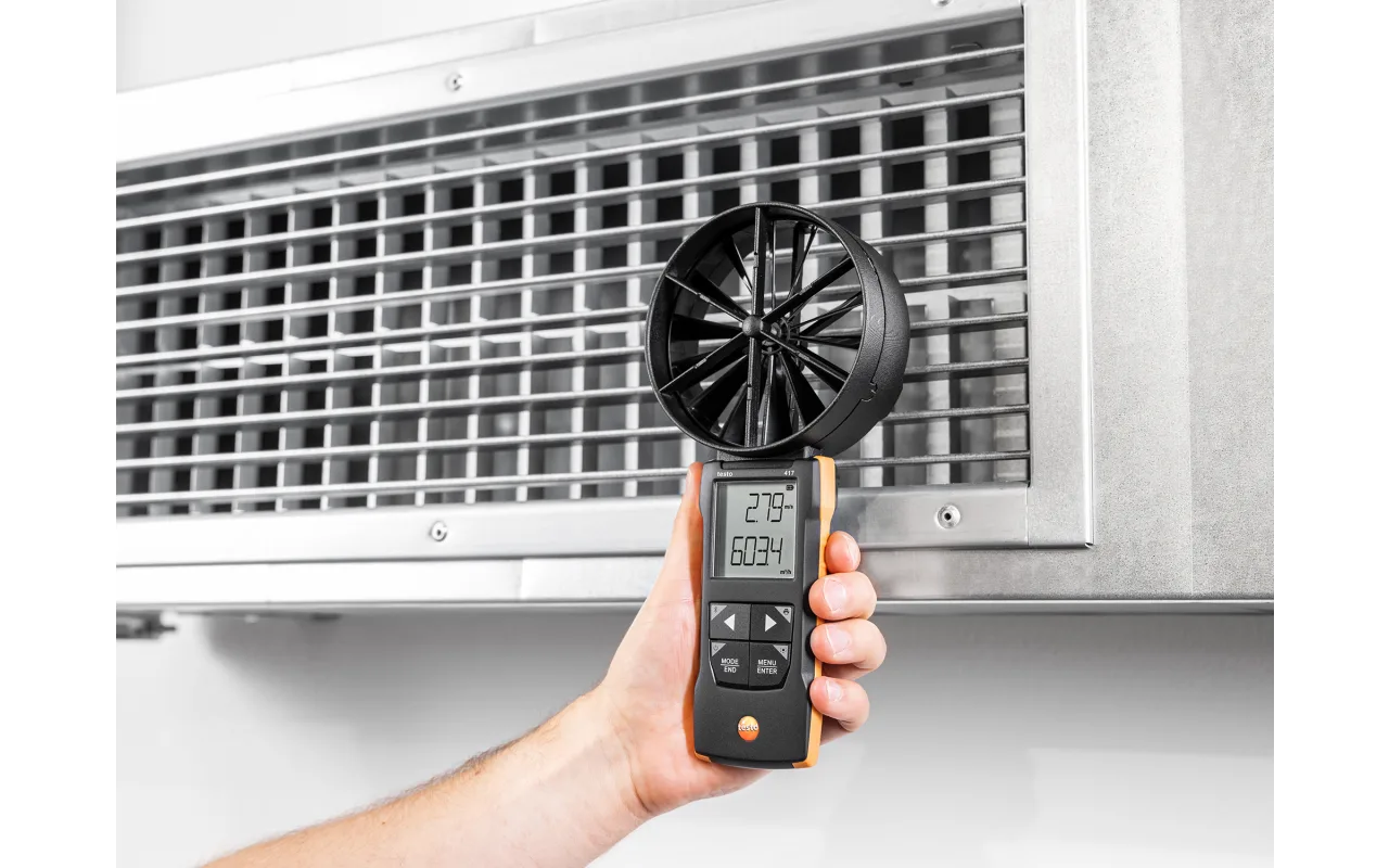 testo 417 - Digital 100 mm vane anemometer with App connection - Image 4