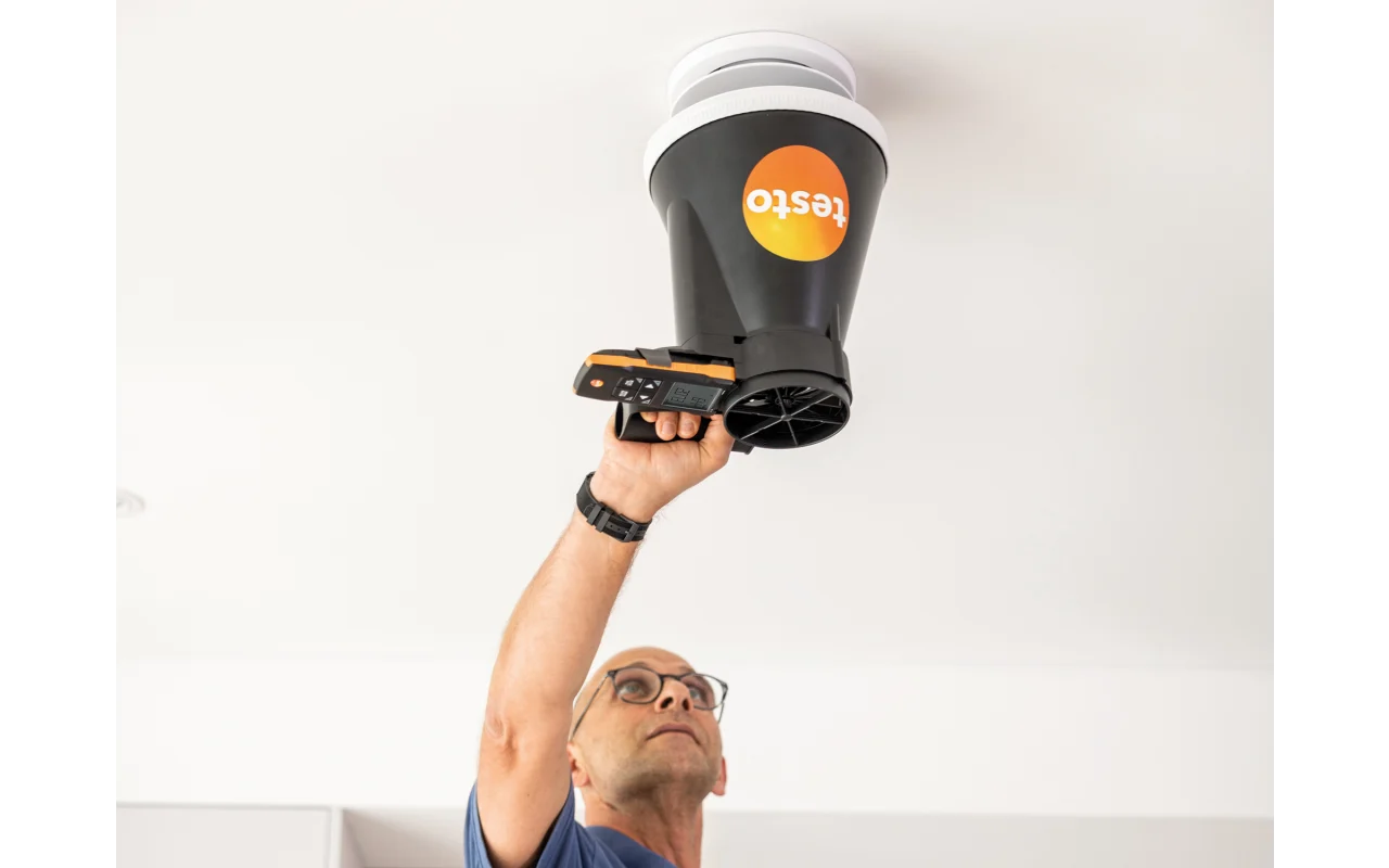 testo 417 - Digital 100 mm vane anemometer with App connection - Image 6