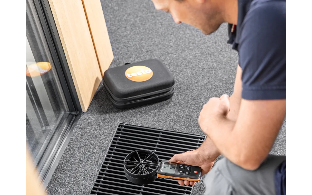 testo 417 - Digital 100 mm vane anemometer with App connection - Image 7