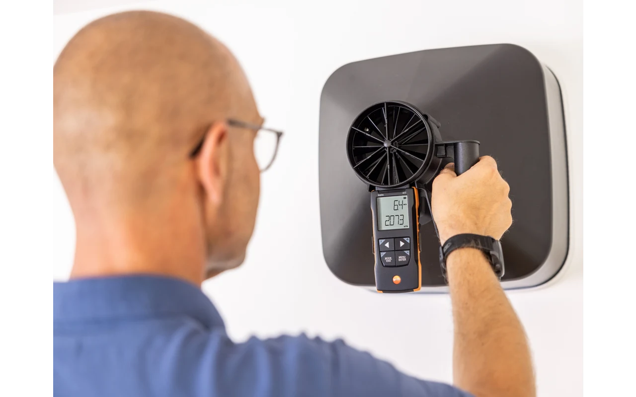 testo 417 - Digital 100 mm vane anemometer with App connection - Image 8