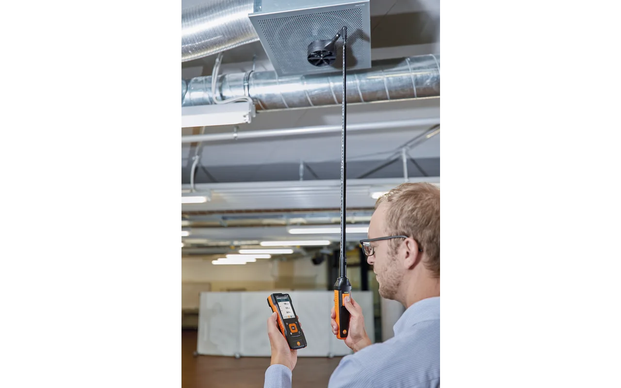 Vane probe (© 100 mm, digital) - with Bluetooth® including temperature sensor - Image 2