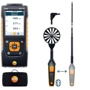 testo 440 delta P Air Flow ComboKit1 with Bluetooth®