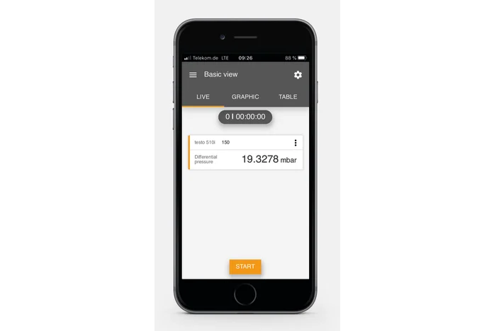 testo 510i - differential pressure measuring instrument with smartphone operation - Image 2