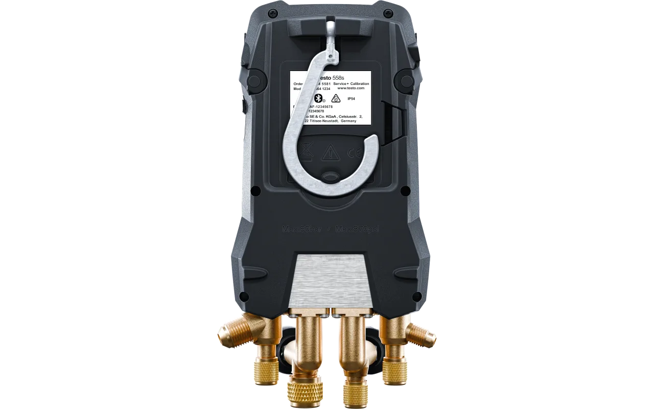 testo 558s - Digital manifold with 4-way valve block and intuitive touchscreen - Image 3