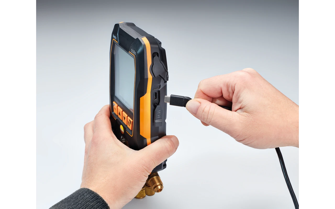 testo 558s - Digital manifold with 4-way valve block and intuitive touchscreen - Image 5