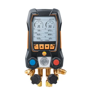 testo 570s - Digital manifold with 4-way valve block, Bluetooth and intelligent error analysis