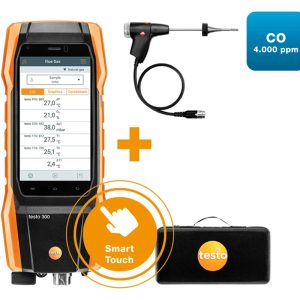 Testo 300 Next Level Kit 1 - Flue Gas Analyzer (O2, CO up to 4,000 ppm)