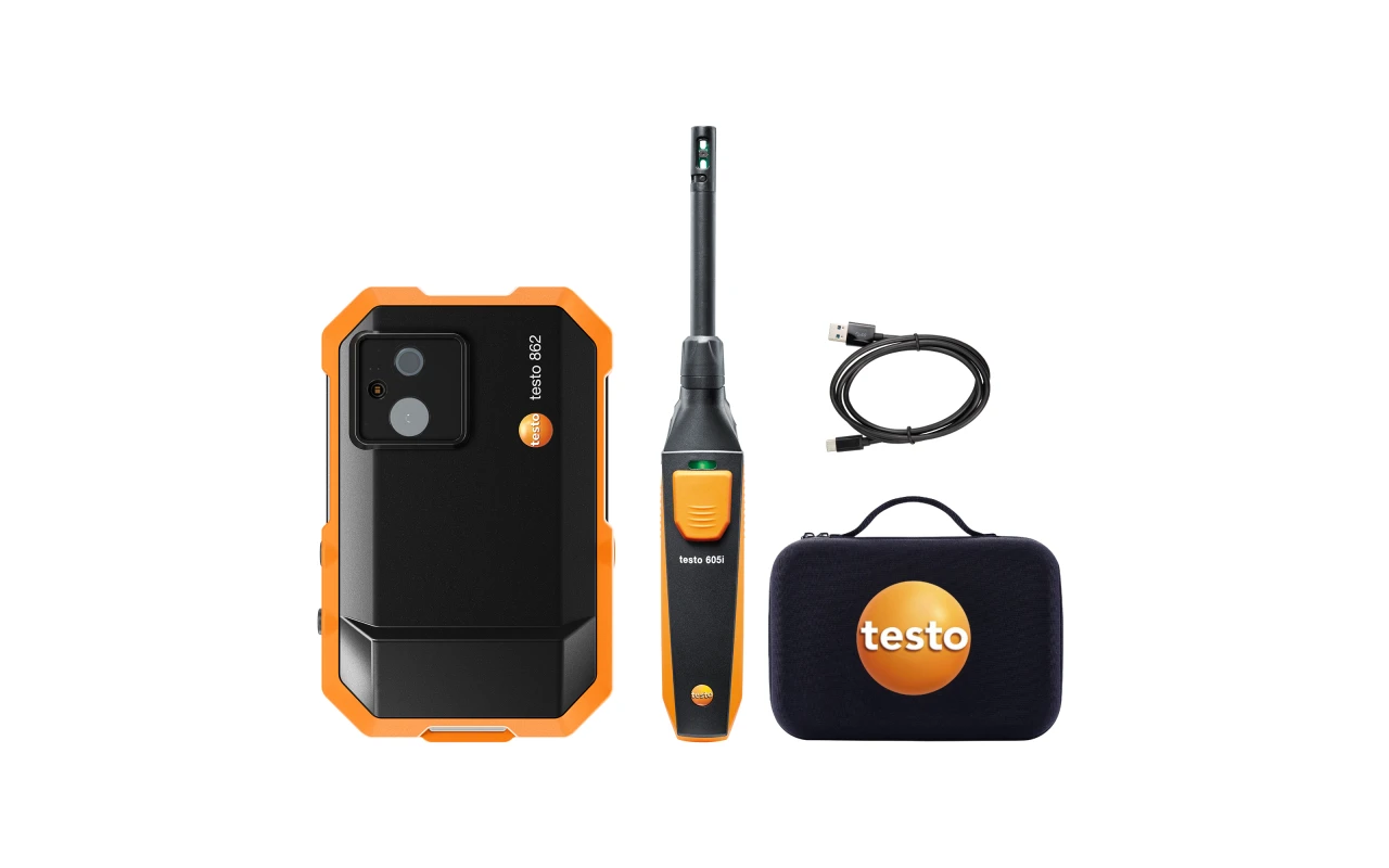 Testo 862-2 -Thermal Imager (256 x 192 pixels) and Thermohygrometer - Mould Kit