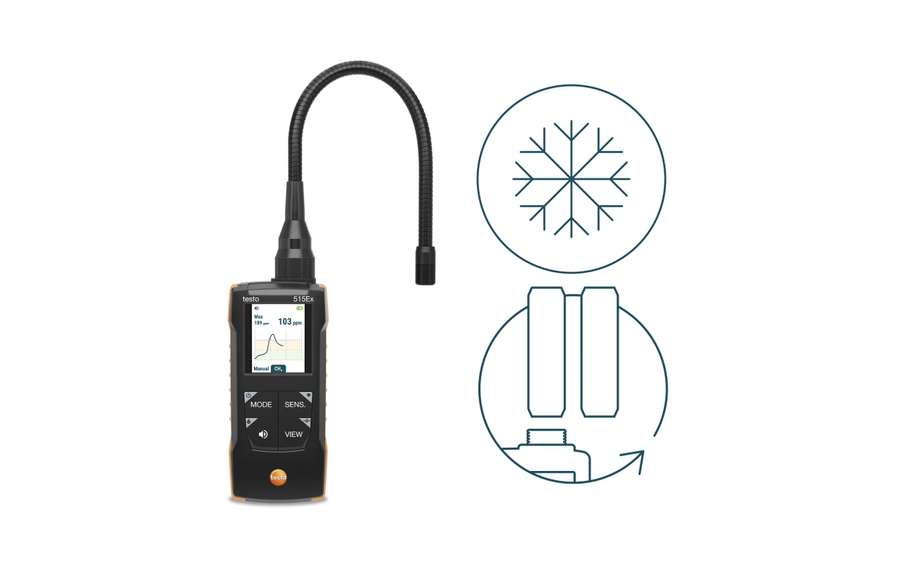 Testo 515 Ex - Multi-Purpose Leak Detector (Refrigeration) - Image 11